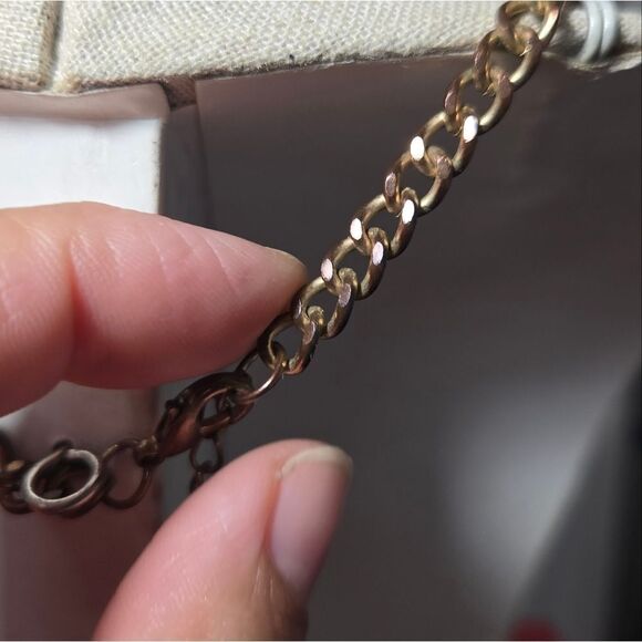 Vintage early 2000s dangling beaded necklace large statement piece - Picture 6 of 11